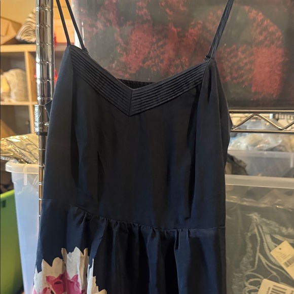 Moulinette Soeurs for Anthropologie Avon Bloom Floral Silk Midi Dress size 0 - Picture 8 of 15